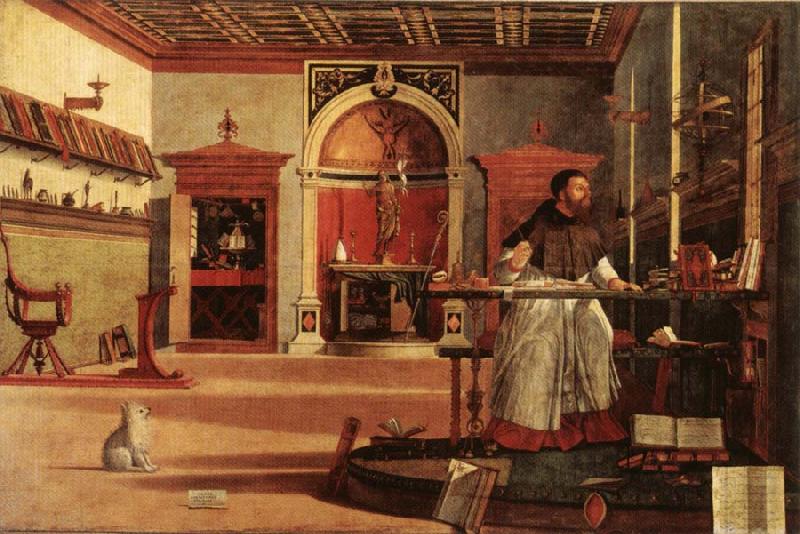 Vittore Carpaccio Saint Augustine in His Study France oil painting art